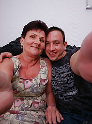 Horny mature slut fucking her way younger lover