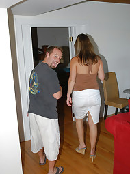 This hunter gets down and nasty with the milfs cum watch her get hunted down then fucked