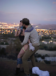 A peaceful evening hike gets Ryan and AJ Applegate in the mood to get frisky, but who knew that it would turn into some great anal sex when they bring that spark back to Ryan's place.