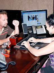 I fucked a hot ass milf at a pawn shop and had her suck my cock with my rolex around my tool check it out