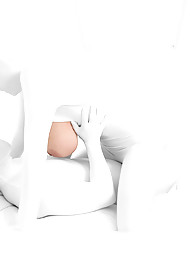 I love playing dress up - but what happens when we take all characteristics out of something, you get a white out. Only one way to know where the cock is.